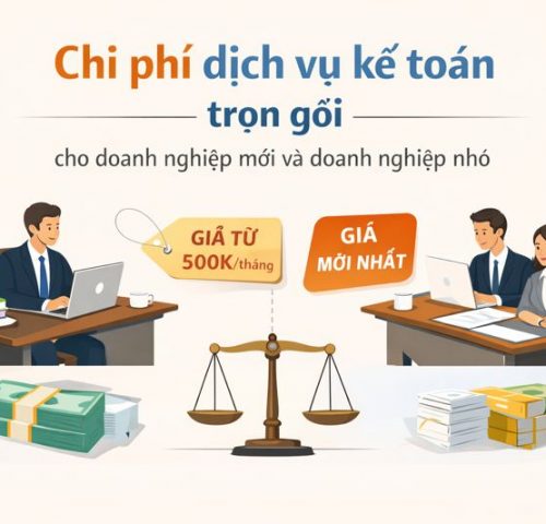 Chi phí dịch vụ kế toán trọn gói cho doanh nghiệp nhỏ và mới thành lập