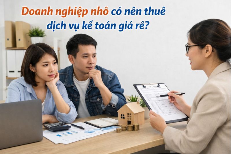 So sánh thuê kế toán nội bộ và dịch vụ kế toán giá rẻ cho doanh nghiệp nhỏ