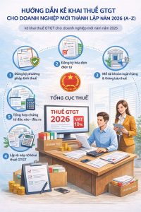 Doanh nghiệp mới thành lập cần làm gì về thuế trong 30 ngày đầu năm 2026 – checklist thủ tục thuế và đăng ký hóa đơn điện tử