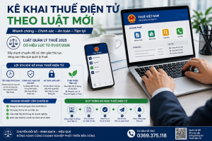 kê khai thuế điện tử theo luật mới