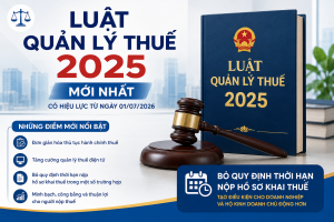 Luật Quản lý thuế 2025 mới nhất